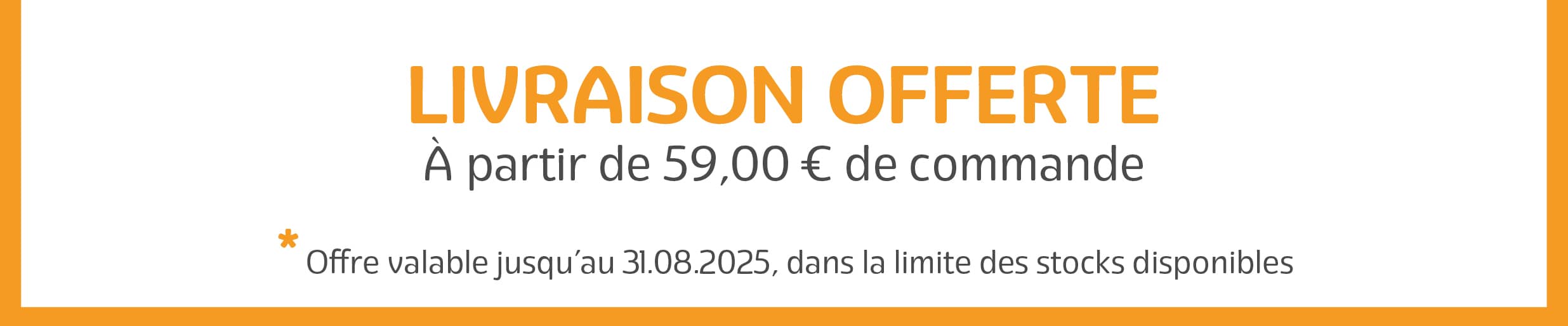 Livraison offerte