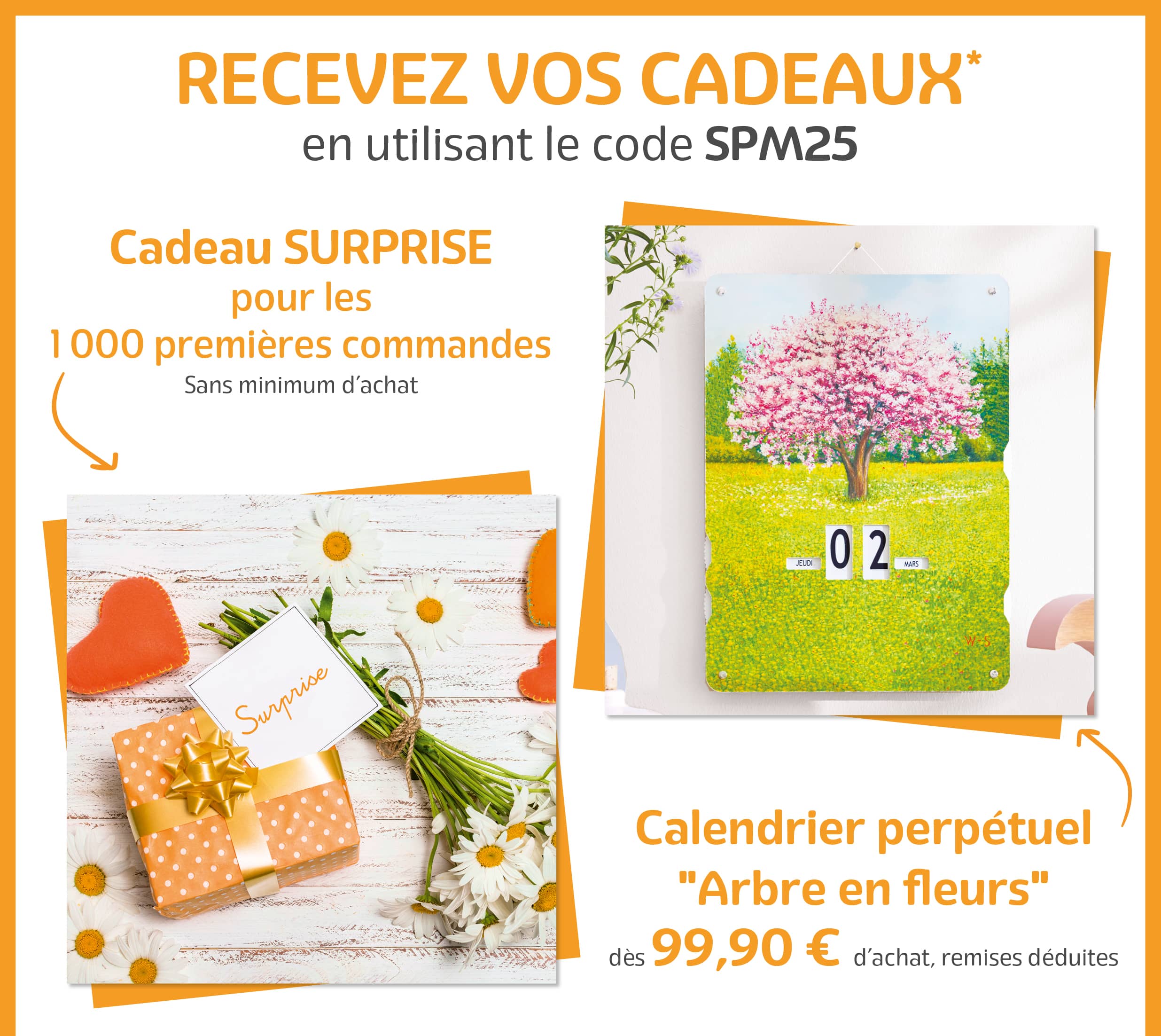 Vos cadeaux
