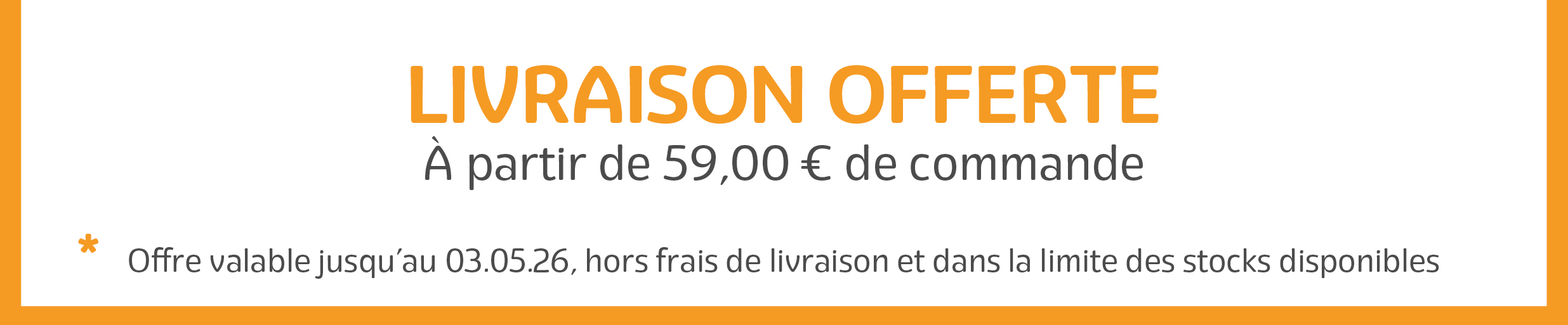 Livraison offerte