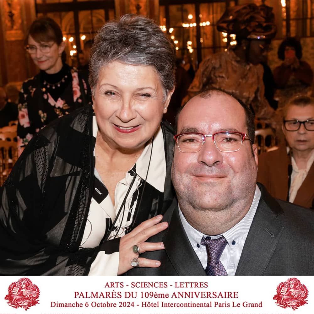 Arnaud Dubarre et Serge Maudet distingués à l’Académie des Arts-Sciences-Lettres à Paris, octobre 2024