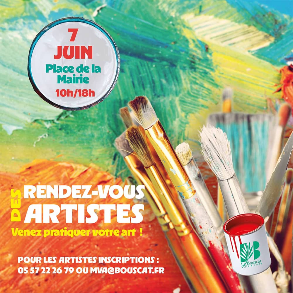 Joseph Martins en démonstration au Rendez-vous des artistes du Bouscat, juin 2025