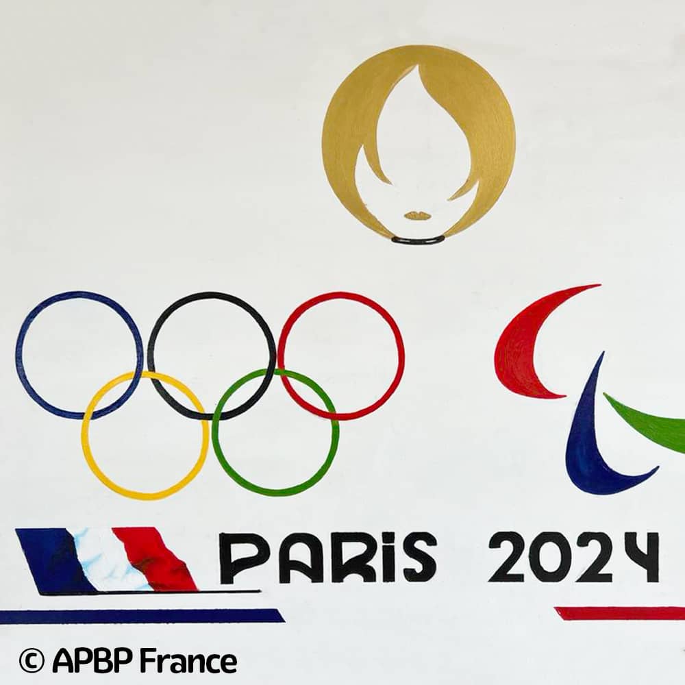 Œuvre de Pierre Bellot inspirée par l’esprit des Jeux Paralympiques