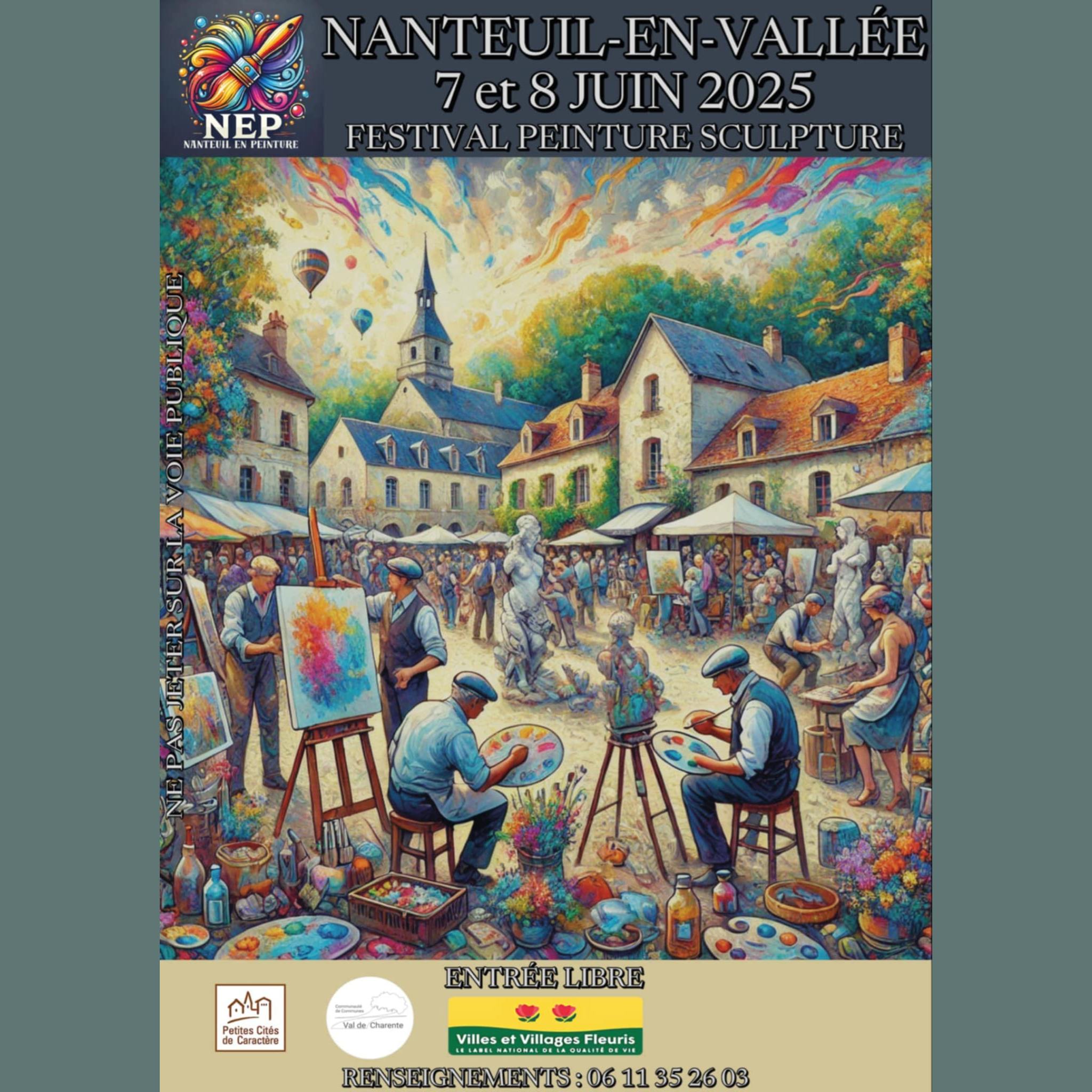 Affiche exposition de Nanteuil-en-Vallée