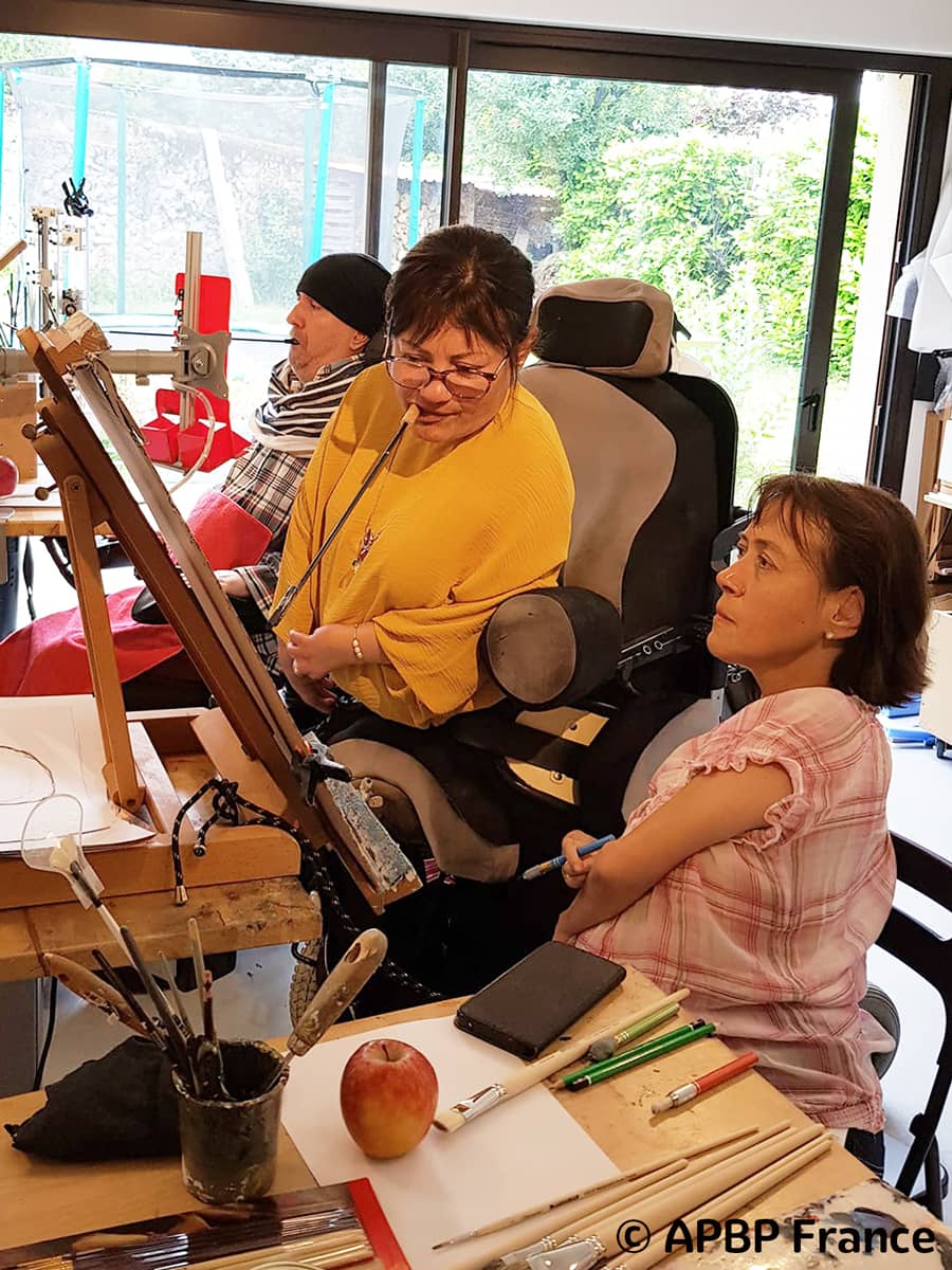 Stage peinture dans l'atelier de Fanny Bourgeois-Le Boulaire