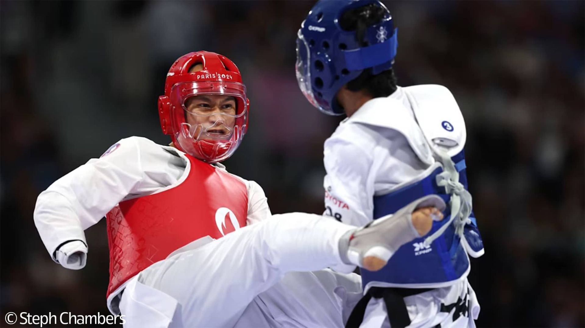 Des athlètes paralympiques du taekwondo