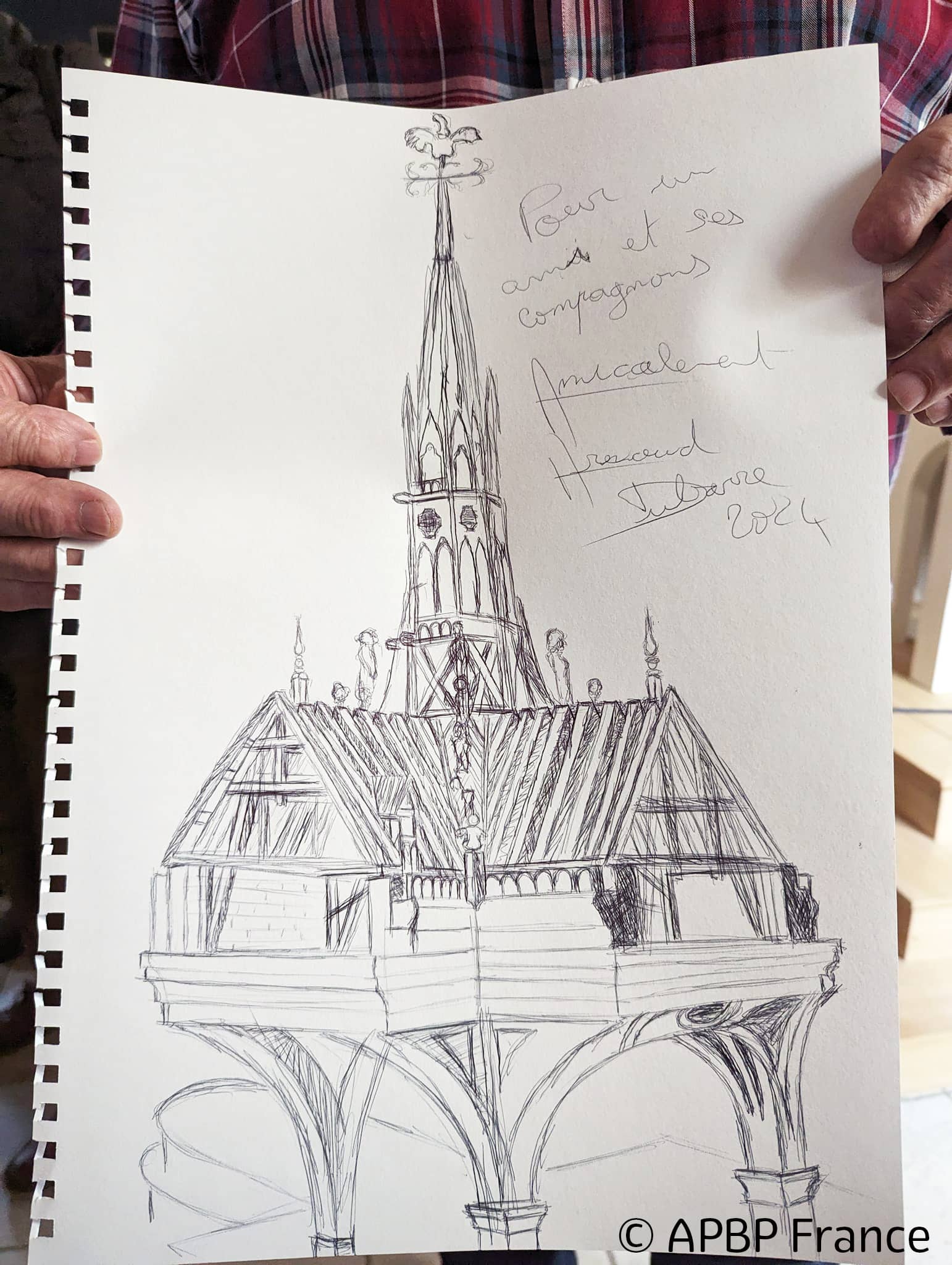 Arnaud Dubarre visite le Musée des Compagnons du Devoir et du Tour de France