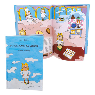 Livre enfant Marius, petit ange espiègle 