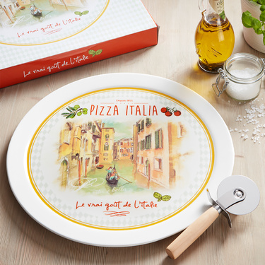 Plat à pizza Italia
