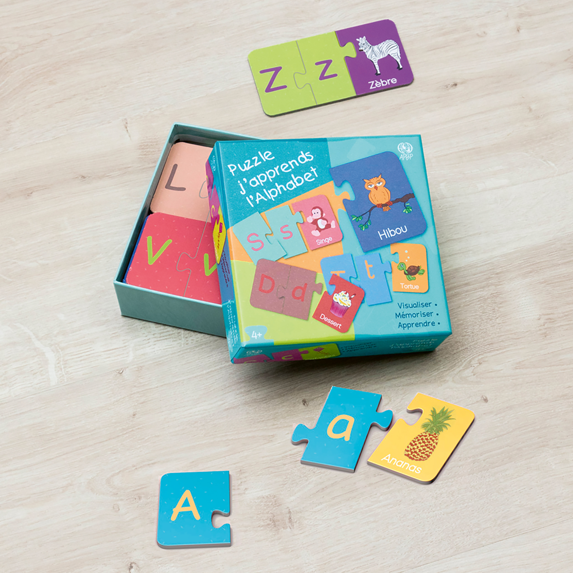 Puzzle enfant J'apprends l'alphabet - APBP : Puzzle enfant J'apprends  l'alphabet Original(e)