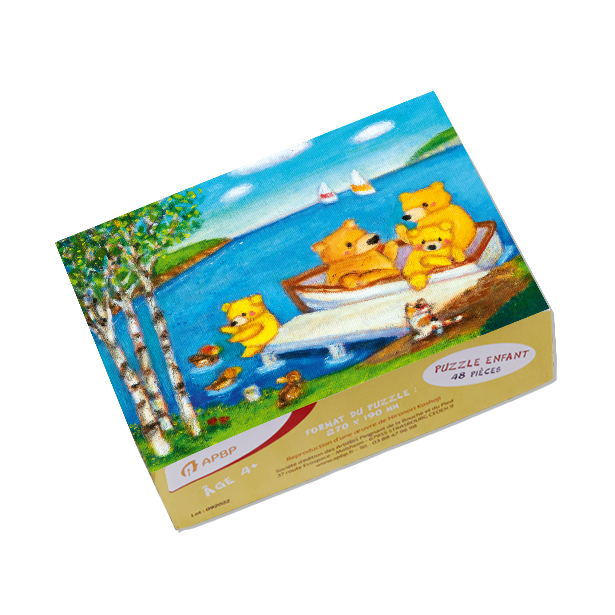 Boite de 4 puzzles enfant Loisirs - APBP : Boite de 4 puzzles enfant  Loisirs Original(e)