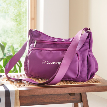 Sac à main avec bandoulière violine 