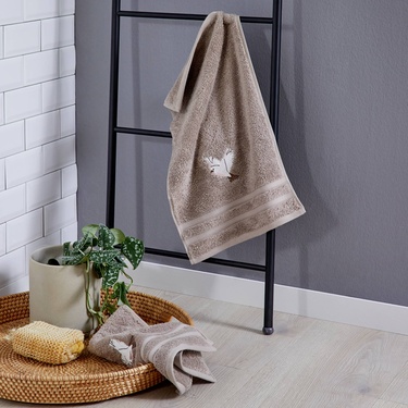 Serviette invité Taupe 