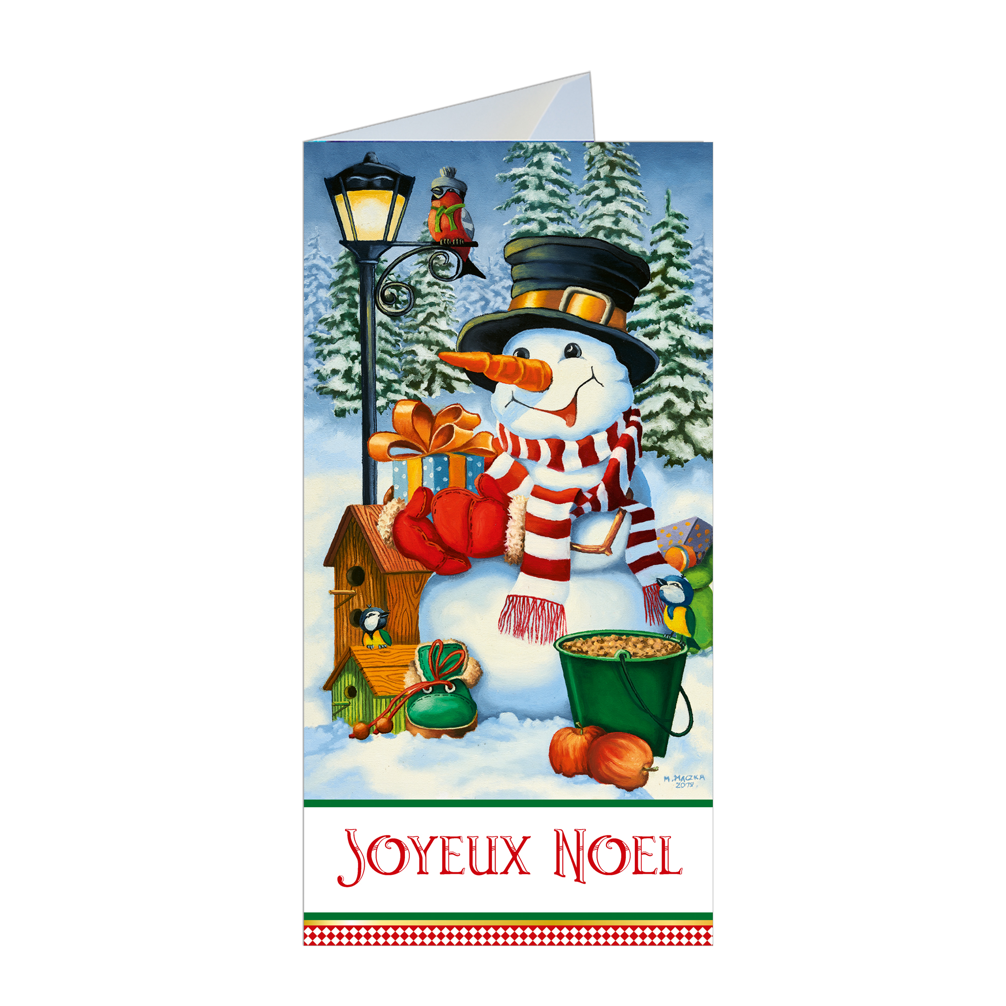Carte Porte-Billet Joyeux Noël Réf: RLPB35