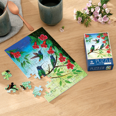 Puzzle 54 pièces Colibris 