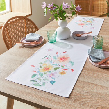 Chemin de table Bouquet de printemps 