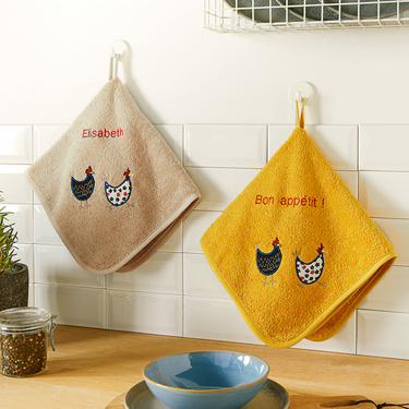 Essuie-mains Jolies Cocottes, lot de 2 