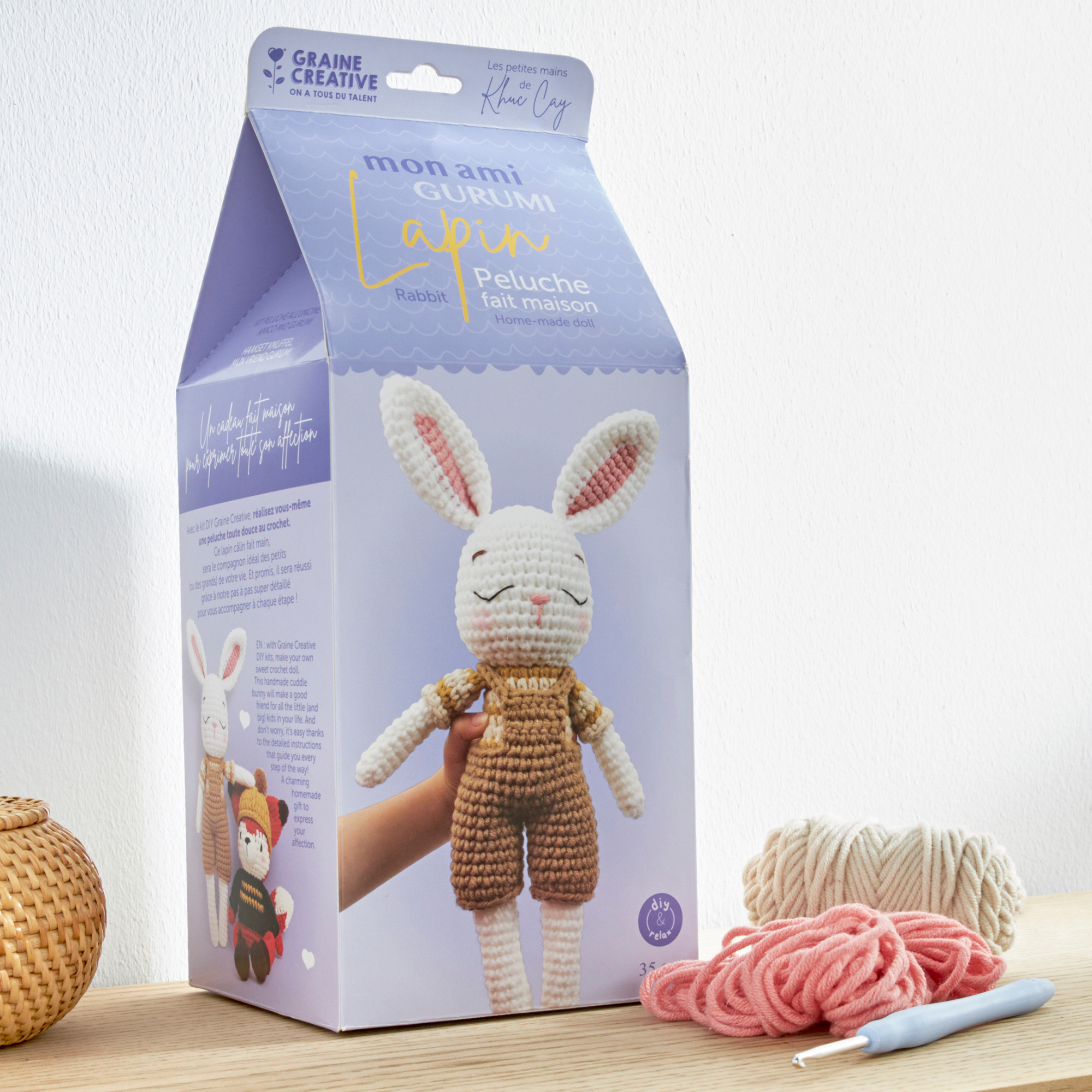 KIT CROCHET LAPIN