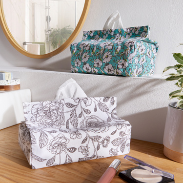 Housse pour boite à mouchoirs, lot de 2 