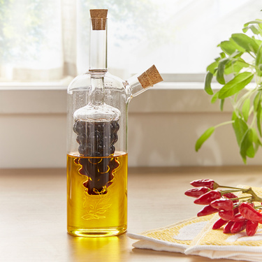 Bouteille pour huile et vinaigre 