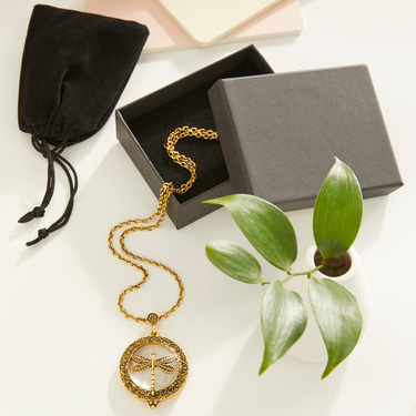 Pendentif loupe Libellule 