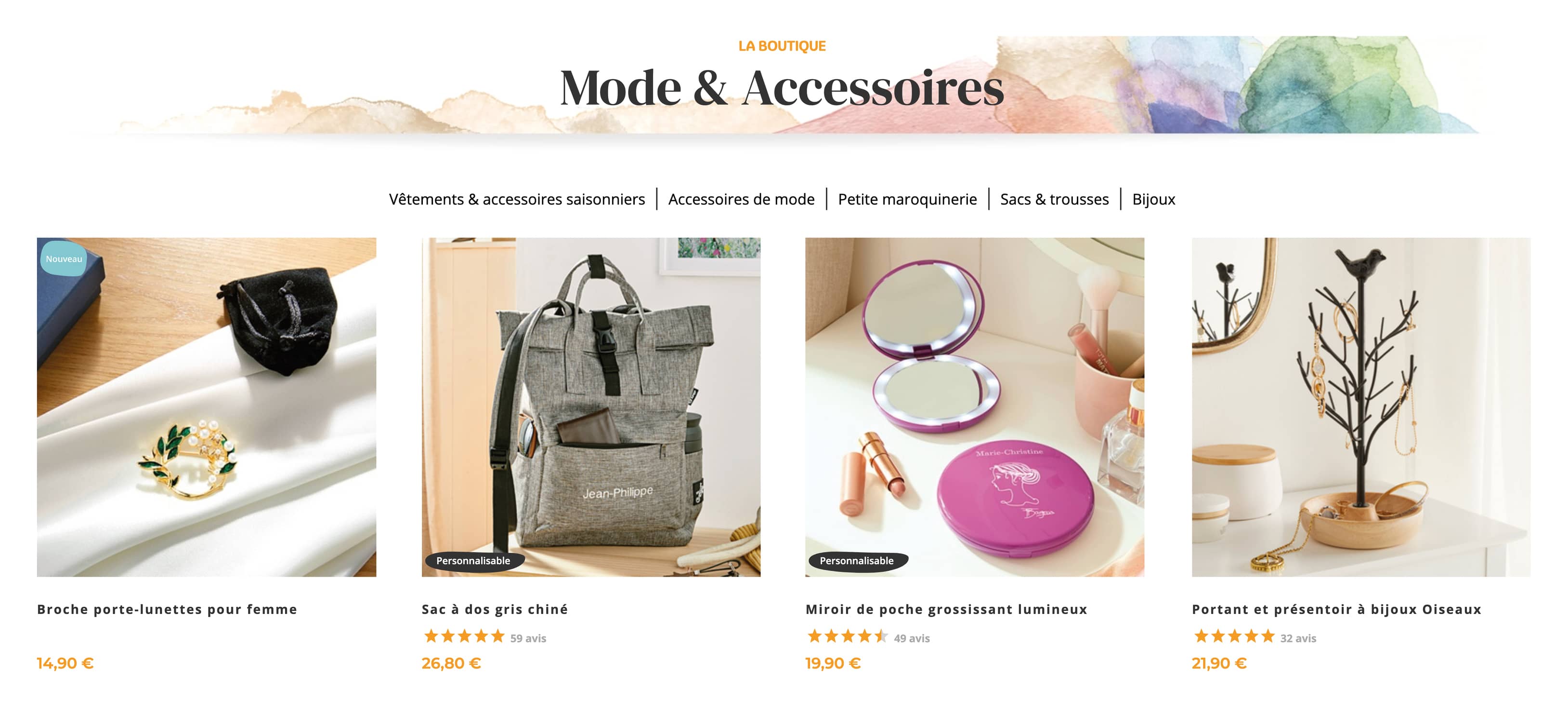 mode et accessoires